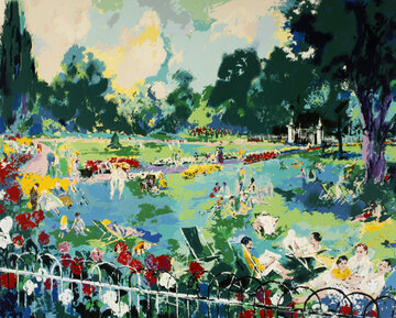 Regents Park 1984 Limited Edition Print - LeRoy Neiman Regents Park 1984 Limited Edition Print - LeRoy Neiman