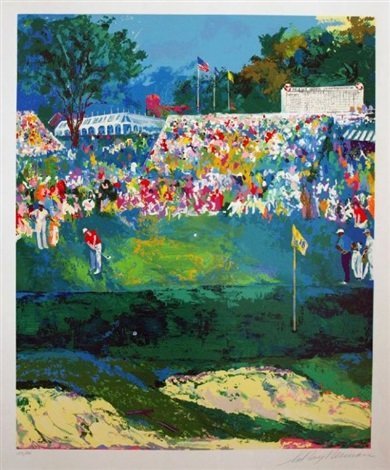 Bethpage Black Course, 2002 US Open 2002 Limited Edition Print - LeRoy Neiman