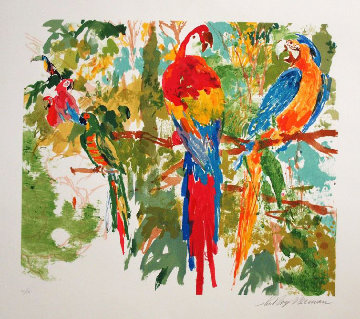 Birds of Paradise 2005 Limited Edition Print - LeRoy Neiman Birds of Paradise 2005 Limited Edition Print - LeRoy Neiman