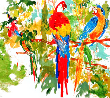 Birds of Paradise 2005 Limited Edition Print - LeRoy Neiman Birds of Paradise 2005 Limited Edition Print - LeRoy Neiman