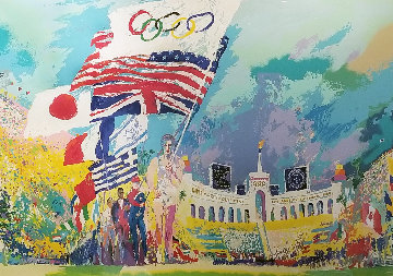 Opening Ceremonies 1984 Olympics 1985 Limited Edition Print - LeRoy Neiman Opening Ceremonies 1984 Olympics 1985 Limited Edition Print - LeRoy Neiman