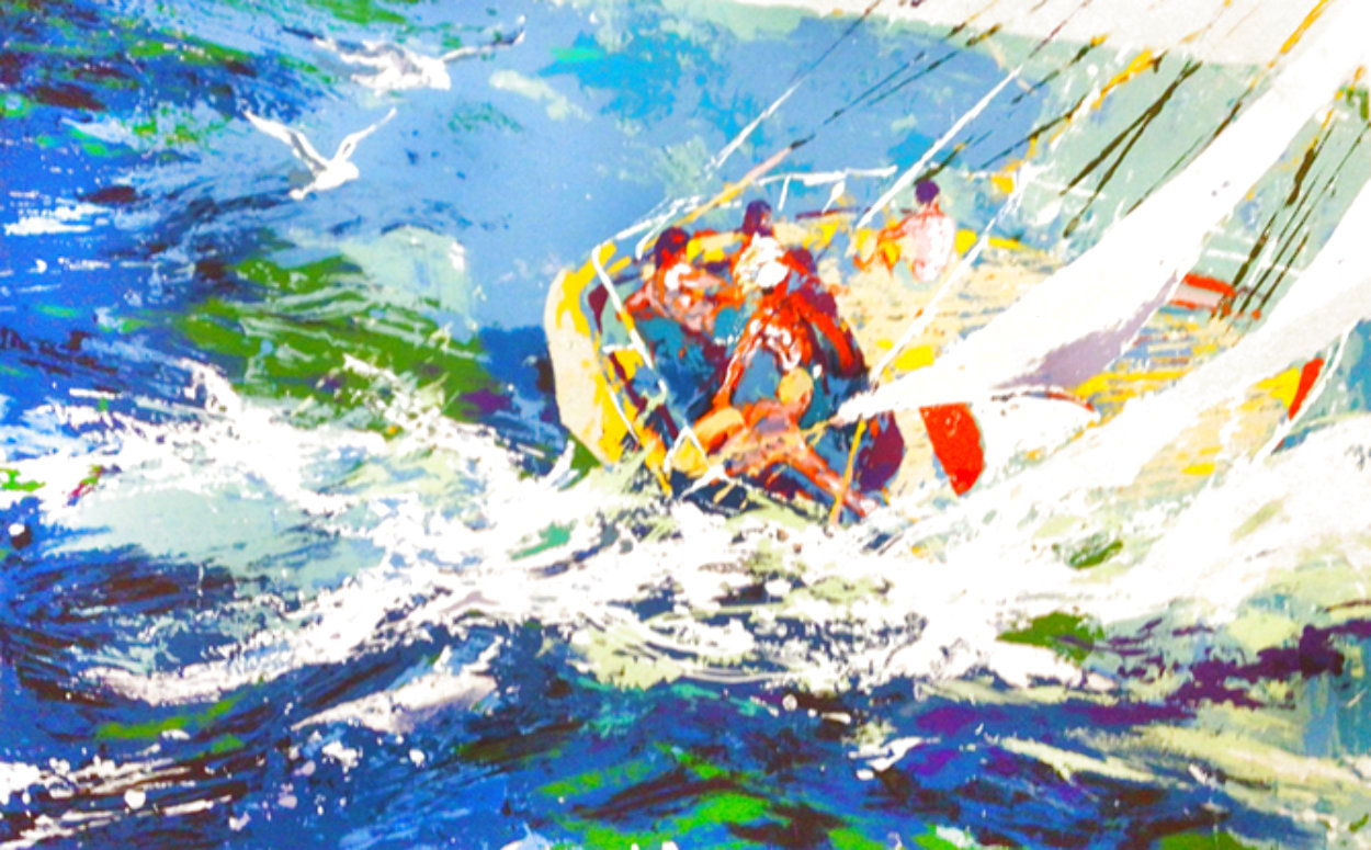 Aegean Sailing 1979 Limited Edition Print by LeRoy Neiman Aegean Sailing 1979 Limited Edition Print by LeRoy Neiman