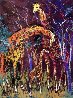 Giraffe Family 1974 - Huge Limited Edition Print by LeRoy Neiman - 2