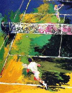 Blood Tennis AP 1981 Limited Edition Print - LeRoy Neiman Blood Tennis AP 1981 Limited Edition Print - LeRoy Neiman