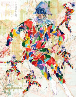 Harlequin Bergamo 1983 Limited Edition Print - LeRoy Neiman Harlequin Bergamo 1983 Limited Edition Print - LeRoy Neiman