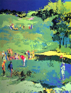 Golf Landscape 1976 Limited Edition Print - LeRoy Neiman