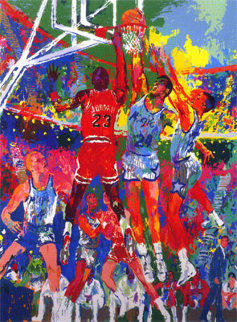 Orlando Magic 1990 Limited Edition Print - LeRoy Neiman Orlando Magic 1990 Limited Edition Print - LeRoy Neiman