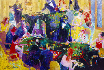 Desert Inn Baccarat 1997 Limited Edition Print - LeRoy Neiman Desert Inn Baccarat 1997 Limited Edition Print - LeRoy Neiman