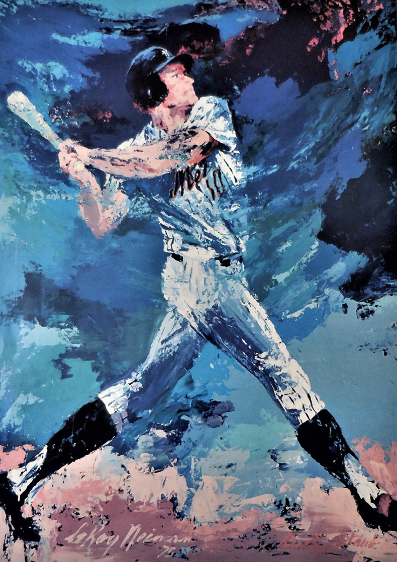 Rusty Staub 1977 Double Signed Limited Edition Print by LeRoy Neiman