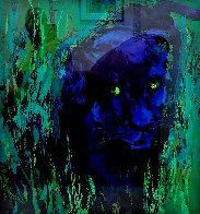 Portrait of the Black Panther 2004 Limited Edition Print by LeRoy Neiman - 0
