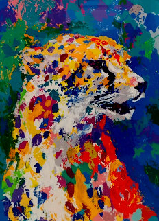 Portrait of a Cheetah 2004 Limited Edition Print - LeRoy Neiman Portrait of a Cheetah 2004 Limited Edition Print - LeRoy Neiman