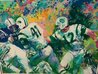 Handoff - Superbowl III 2007 - Jets Limited Edition Print by LeRoy Neiman - 2