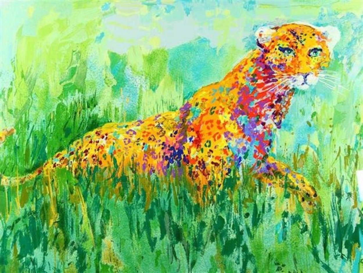 Prowling Leopard 2003 Limited Edition Print by LeRoy Neiman Prowling Leopard 2003 Limited Edition Print by LeRoy Neiman