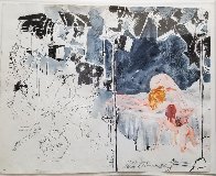 XXX Film Director  1980  21x25 Works on Paper (not prints) by LeRoy Neiman - 1