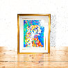 Portrait of a Cheetah 2004 - Huge Limited Edition Print by LeRoy Neiman - 2