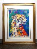 Portrait of a Cheetah 2004 - Huge Limited Edition Print by LeRoy Neiman - 1