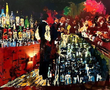 Chicago Key Club Bar 1989 Limited Edition Print - LeRoy Neiman Chicago Key Club Bar 1989 Limited Edition Print - LeRoy Neiman