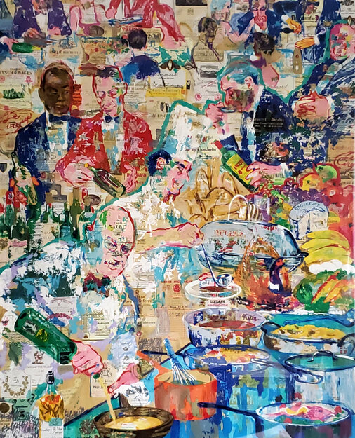International Cuisine 1998 Limited Edition Print - LeRoy Neiman
