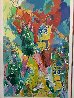 Magic Johnson and Larry Bird 1991 - Basketball Limited Edition Print by LeRoy Neiman - 2
