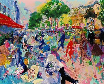 Cafe Fouquet's Limited Edition Print - LeRoy Neiman Cafe Fouquet's Limited Edition Print - LeRoy Neiman