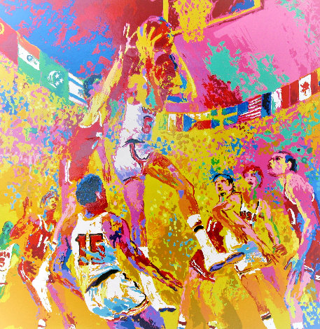 Basketball: Olympic Suite AP 1972 Limited Edition Print - LeRoy Neiman