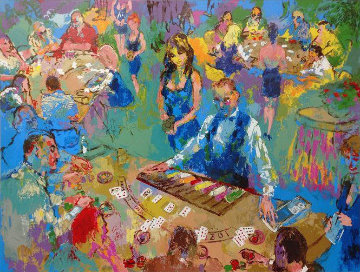 High Stakes Blackjack AP 2008 Limited Edition Print - LeRoy Neiman High Stakes Blackjack AP 2008 Limited Edition Print - LeRoy Neiman