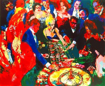 Roulette II AP 1996 Limited Edition Print - LeRoy Neiman Roulette II AP 1996 Limited Edition Print - LeRoy Neiman
