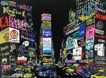 Lights of Broadway 2002 Limited Edition Print - LeRoy Neiman Lights of Broadway 2002 Limited Edition Print - LeRoy Neiman