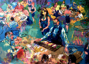 High Stakes Blackjack 2008 Limited Edition Print - LeRoy Neiman High Stakes Blackjack 2008 Limited Edition Print - LeRoy Neiman