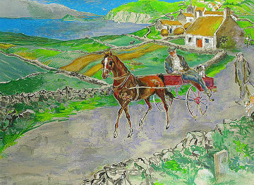 Nostalgic Journey Irish Landscape 1980 Limited Edition Print - LeRoy Neiman
