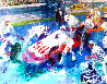 Indianapolis 500 Mile Race 1968 45x55 - Huge -  Parnelli Jones Original Painting by LeRoy Neiman - 0