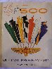 Indianapolis 500 Mile Race 1968 45x55 - Huge -  Parnelli Jones Original Painting by LeRoy Neiman - 11