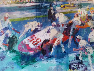 Indianapolis 500 Mile Race 1968 45x55 Parnelli Jones - Huge Original Painting - LeRoy Neiman Indianapolis 500 Mile Race 1968 45x55 Parnelli Jones - Huge Original Painting - LeRoy Neiman