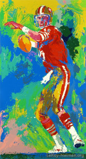 Quarterback of the 80\'s 1990 Limited Edition Print - LeRoy Neiman Quarterback of the 80\'s 1990 Limited Edition Print - LeRoy Neiman