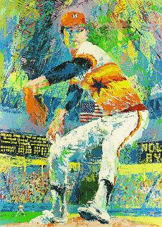 Nolan Ryan 1982 Limited Edition Print - LeRoy Neiman Nolan Ryan 1982 Limited Edition Print - LeRoy Neiman