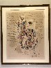 Harlequin with Text AP 1972 Limited Edition Print by LeRoy Neiman - 1