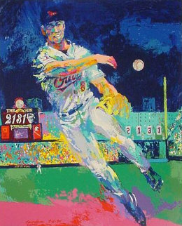 Carl Ripken At Camden Yards 2000 Limited Edition Print - LeRoy Neiman Carl Ripken At Camden Yards 2000 Limited Edition Print - LeRoy Neiman