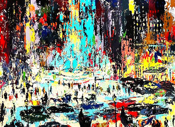Plaza Square AP Limited Edition Print - LeRoy Neiman Plaza Square AP Limited Edition Print - LeRoy Neiman