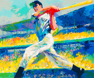 Dimaggio Cut Limited Edition Print - LeRoy Neiman Dimaggio Cut Limited Edition Print - LeRoy Neiman