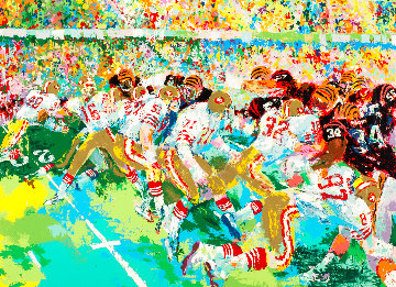 Silverdome Super Bowl 1984 Limited Edition Print - LeRoy Neiman Silverdome Super Bowl 1984 Limited Edition Print - LeRoy Neiman