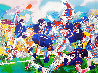 Giants - Broncos Classic Bowl HC 1987 - Huge Limited Edition Print by LeRoy Neiman - 0