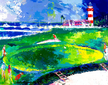 18th At Harbourtown 1992 Limited Edition Print - LeRoy Neiman 18th At Harbourtown 1992 Limited Edition Print - LeRoy Neiman