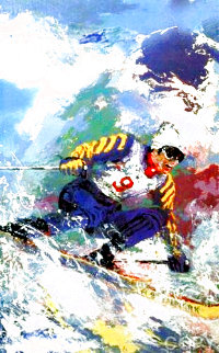 Stenmark 1980 Limited Edition Print - LeRoy Neiman Stenmark 1980 Limited Edition Print - LeRoy Neiman