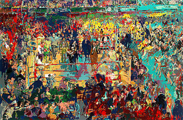 Introduction of the Champions At Madison Square Garden - New York - NYC Limited Edition Print by LeRoy Neiman