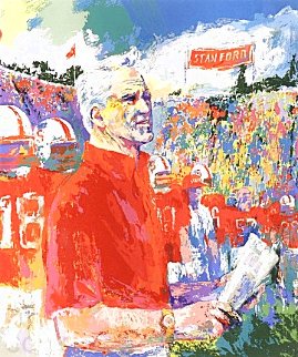 Coach Bill Walsh 1993 Limited Edition Print - LeRoy Neiman Coach Bill Walsh 1993 Limited Edition Print - LeRoy Neiman