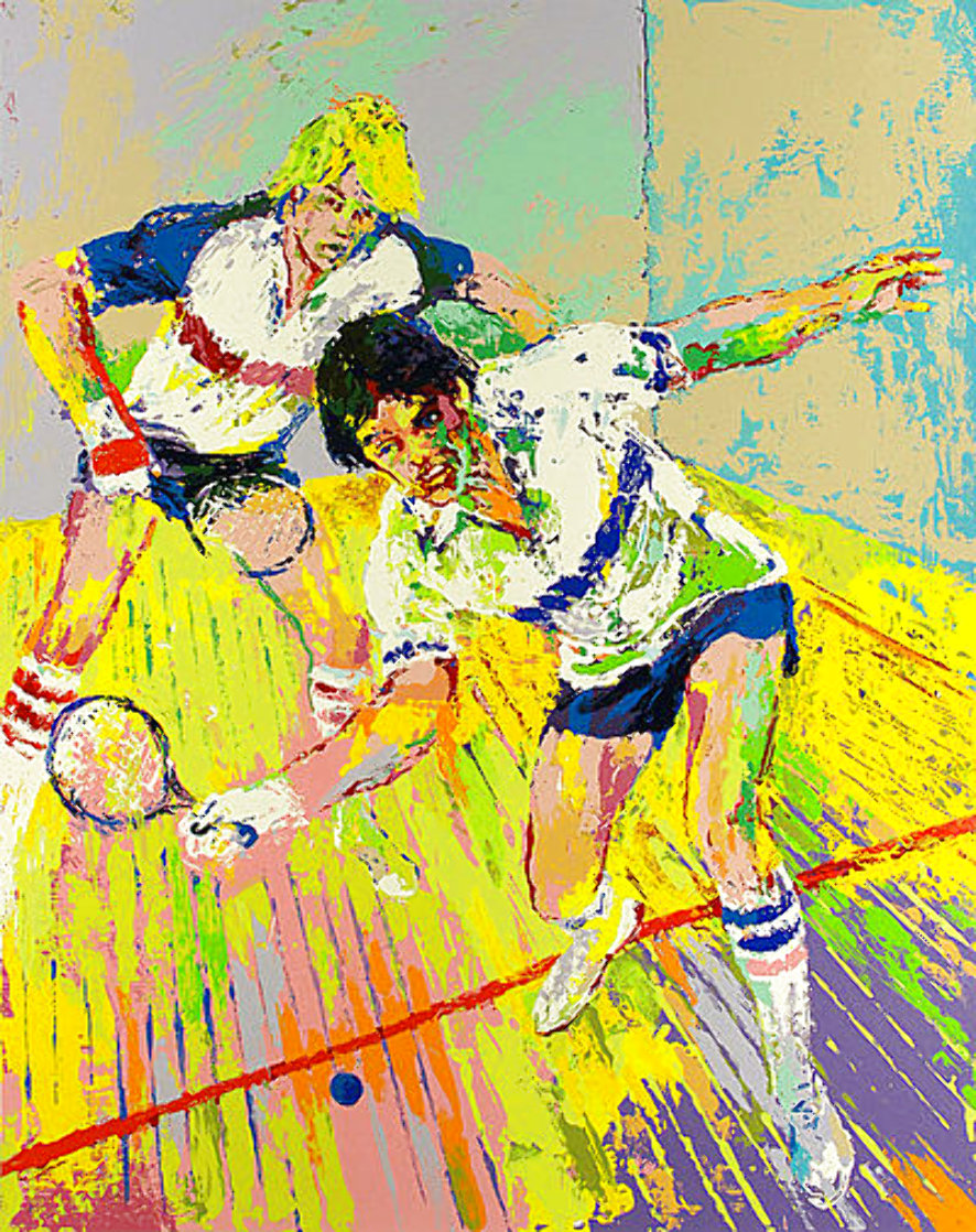 Racqueteers 1981 Limited Edition Print by LeRoy Neiman Racqueteers 1981 Limited Edition Print by LeRoy Neiman