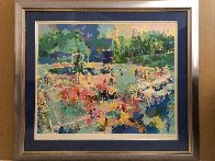 Bethesda Fountain - Central Park 1989 30x38 Huge Limited Edition Print by LeRoy Neiman - 2 Bethesda Fountain - Central Park 1989 30x38 Huge Limited Edition Print by LeRoy Neiman - 2