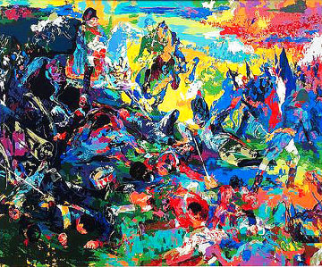Napoleon At Waterloo 1988 Limited Edition Print - LeRoy Neiman Napoleon At Waterloo 1988 Limited Edition Print - LeRoy Neiman