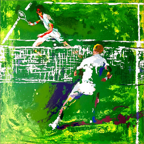 Tennis Players 1971 Limited Edition Print - LeRoy Neiman