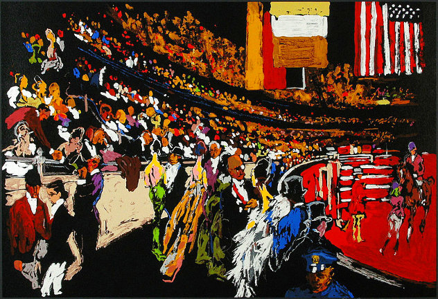 International Horse Show - New York - NYC - HS Limited Edition Print by LeRoy Neiman